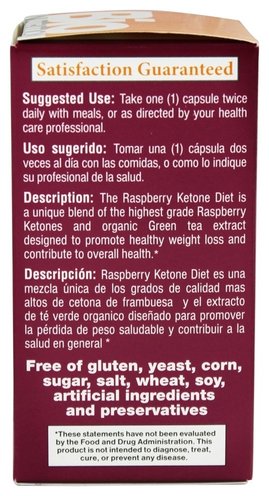 Dieta de framboesa cetona - Cápsulas vegetarianas 60 Bio Nutrition - Imagem 3