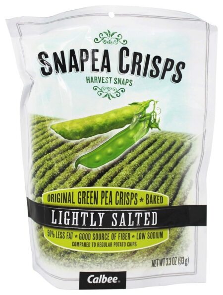 Crisps Snapea Harvest Snaps Levemente Salgado - 3.3 oz. Harvest Snaps