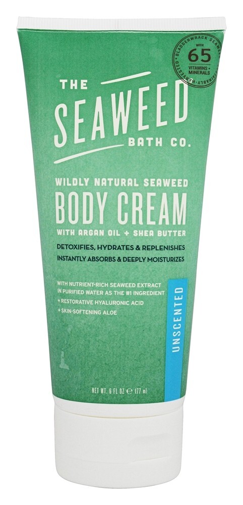 Creme para o corpo de algas descontroladamente natural sem perfume - 6 fl. oz. The Seaweed Bath Co.