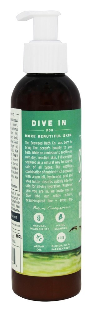 Creme para o corpo de algas descontroladamente natural sem perfume - 6 fl. oz. The Seaweed Bath Co. - Imagem 3