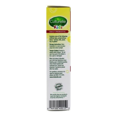 Probiótico Diário Infantil Sabor de Frutas 5 Bilhões de UFC - 30 comprimidos mastigáveis Culturelle - Imagem 4