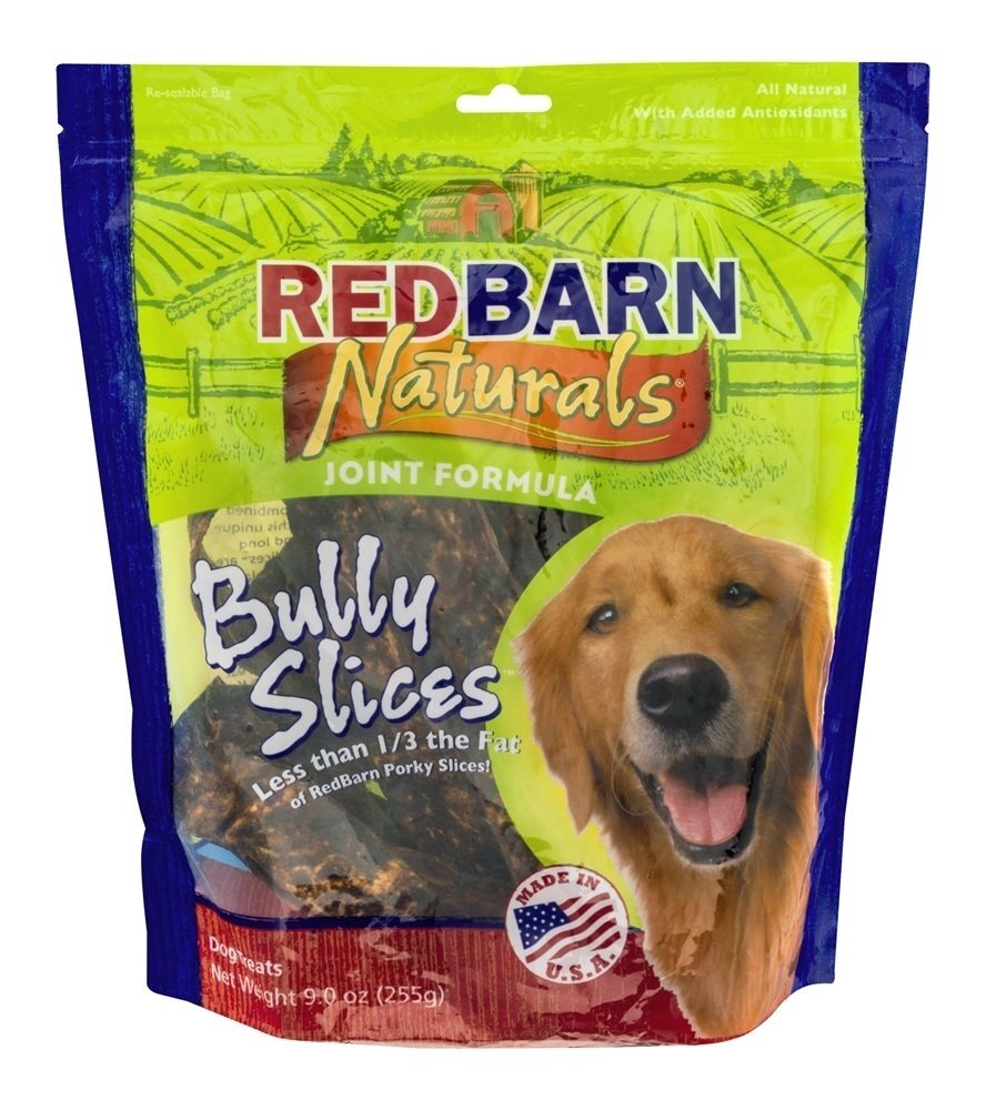 Fatias naturais da intimidação mastigações do cão - 9 oz. Redbarn