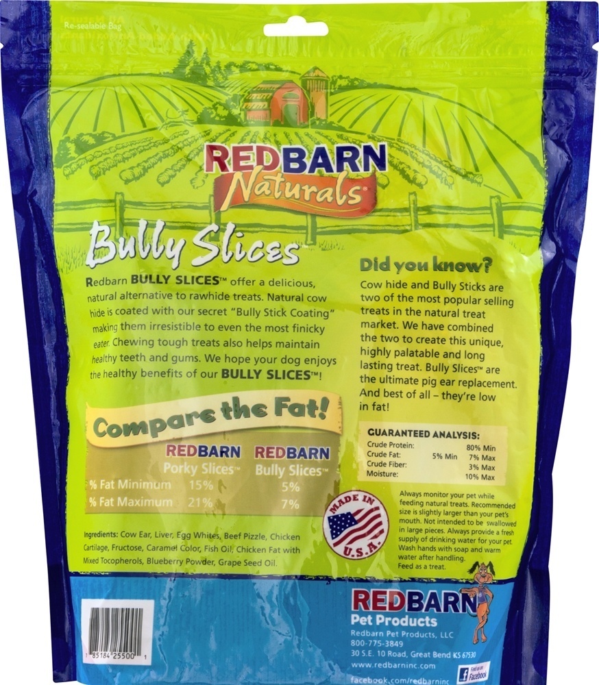 Fatias naturais da intimidação mastigações do cão - 9 oz. Redbarn - Imagem 2