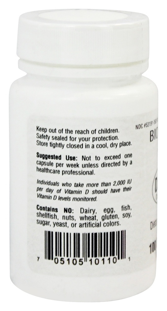 Vitamina D3-50 50000 IU - Cápsulas 100 Bio-Tech Pharmacal - Imagem 3