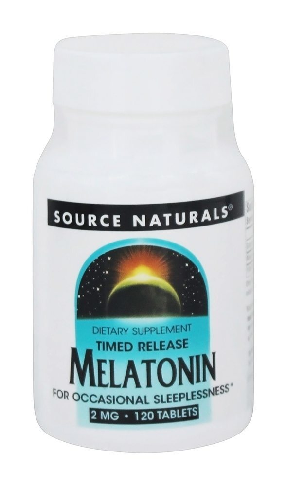 Melatonina Timed-Release 2 mg. - 120 Tablets Source Naturals