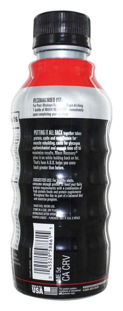 Soco de frutas recuperação maxx - 18 oz. ABB Performance - Imagem 3