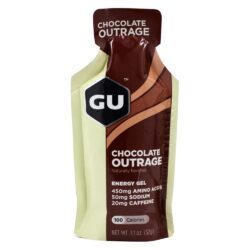 Energy Gel 20mg de cafeína de chocolate indignação - 1.1 oz. GU Energy