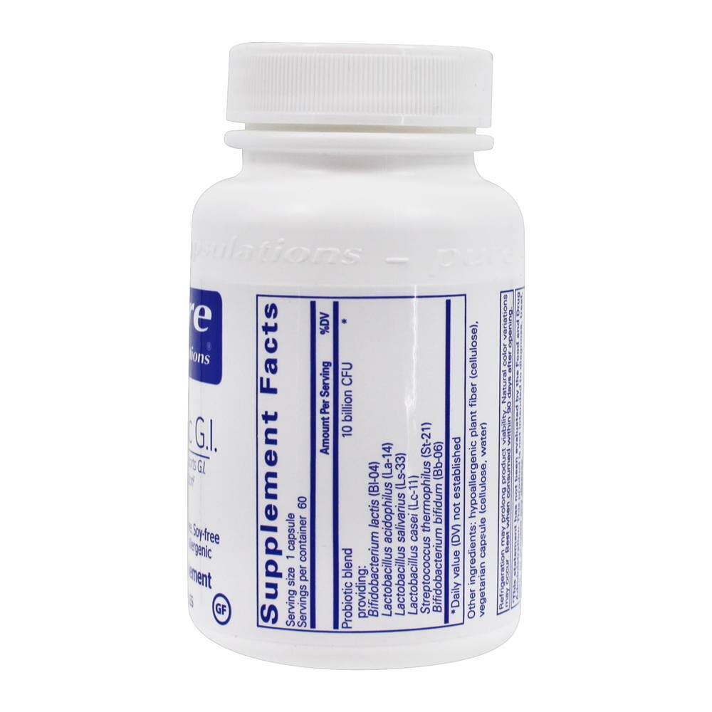 Probiótico G.I. - Cápsulas 60 Pure Encapsulations - Imagem 2