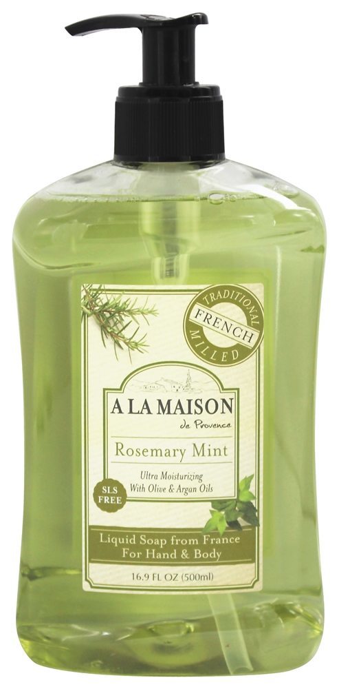 Tradicional Francês Milled Sabonete Líquido Rosemary Mint - 16.9 fl. oz. A La Maison