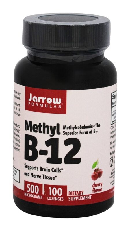 Metil B12 500 mcg. - 100 Pastilhas Jarrow Formulas