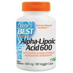 Ácido Alpha-Lipóico 600 mg. - Cápsulas vegetarianas 180 Doctor's Best