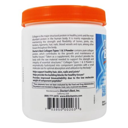 Tipos de colágeno 1 e 3 6600 mg . - 7.1 oz. Doctor's Best - Image 3