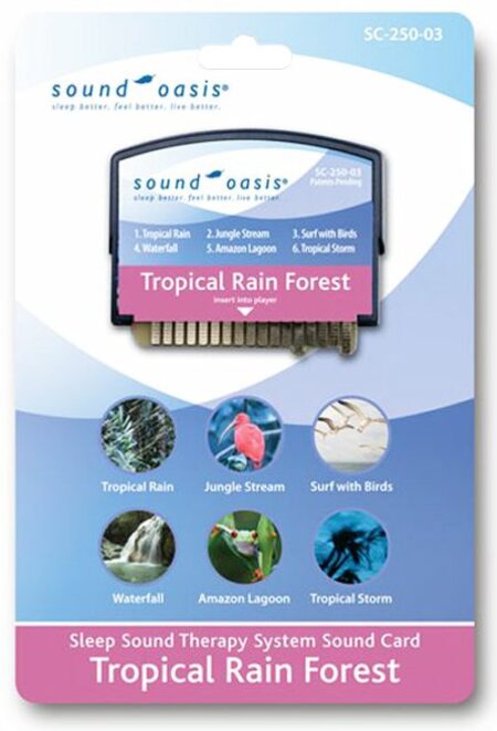 Placa de som Floresta tropical SC-250-03 Sound Oasis