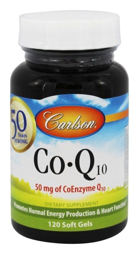 Co-Q10 50 mg. - 120 Softgels Carlson Labs