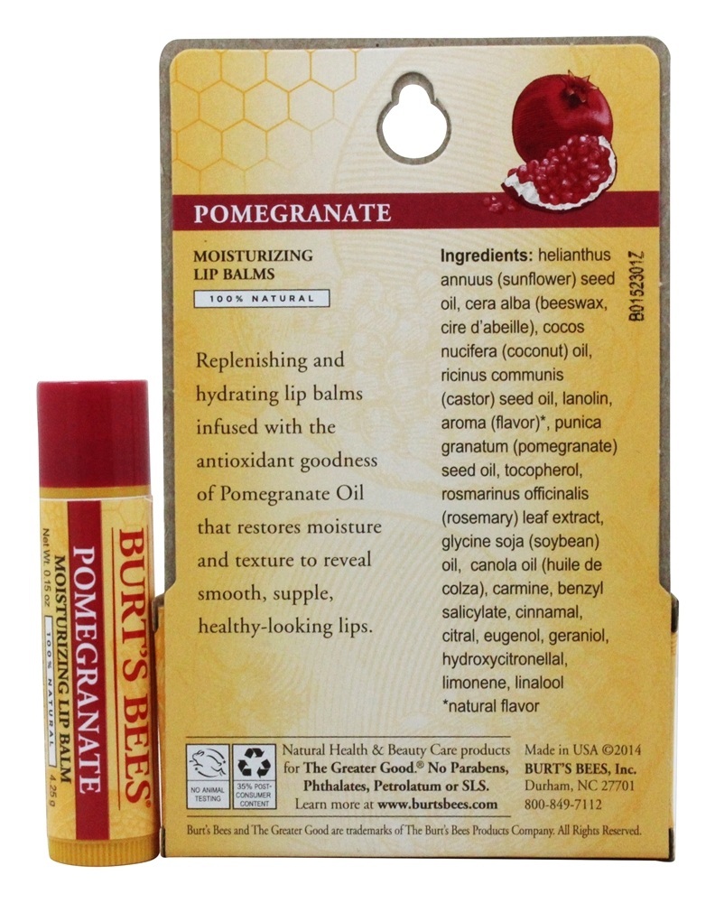 Batom Romã - 2 Tubos Burt's Bees - Imagem 2