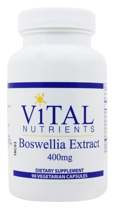 Extrato de Boswellia 400 mg. - Cápsulas vegetarianas 90 Vital Nutrients