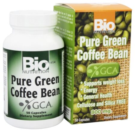 Pure Grão de café verde 800 mg. - Cápsulas 50 Bio Nutrition