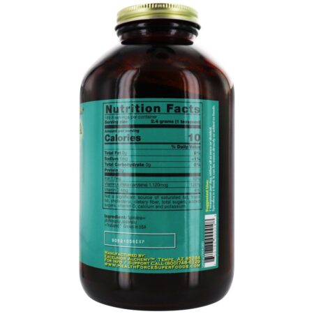 Spirulina Manna Powder - 16 oz. HealthForce Superfoods - Image 2