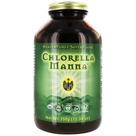 Chlorella Manna em Pó - 350 Gramas HealthForce Superfoods