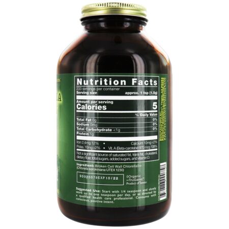 Chlorella Manna em Pó - 350 Gramas HealthForce Superfoods - Image 2