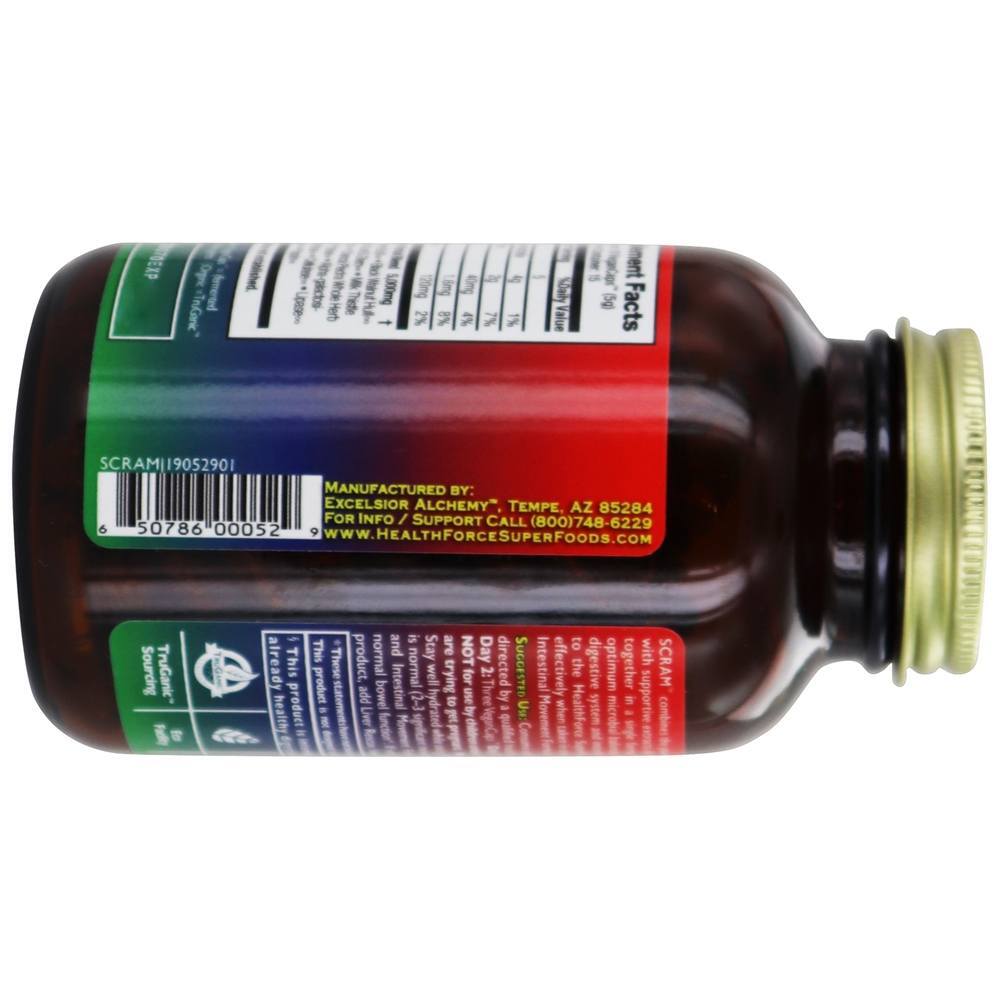 Scram Microbiano Saudável Balance Versão 1.1 - 150 Tampas veganas HealthForce Superfoods - Imagem 4