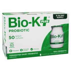 Sabor original fermentado com laticínio probiótico 50 Bilhões de UFC - 6 Frasco (s) Bio-K Plus