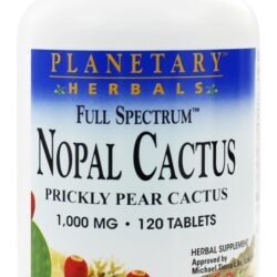 Cacto Nopal Completo Spectrum 1000 mg. - 120 Tablets Planetary Herbals