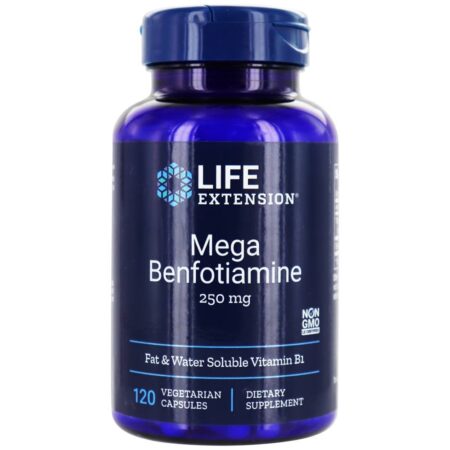 Mega Benfotiamine 250 mg. - Cápsulas vegetarianas 120 Life Extension