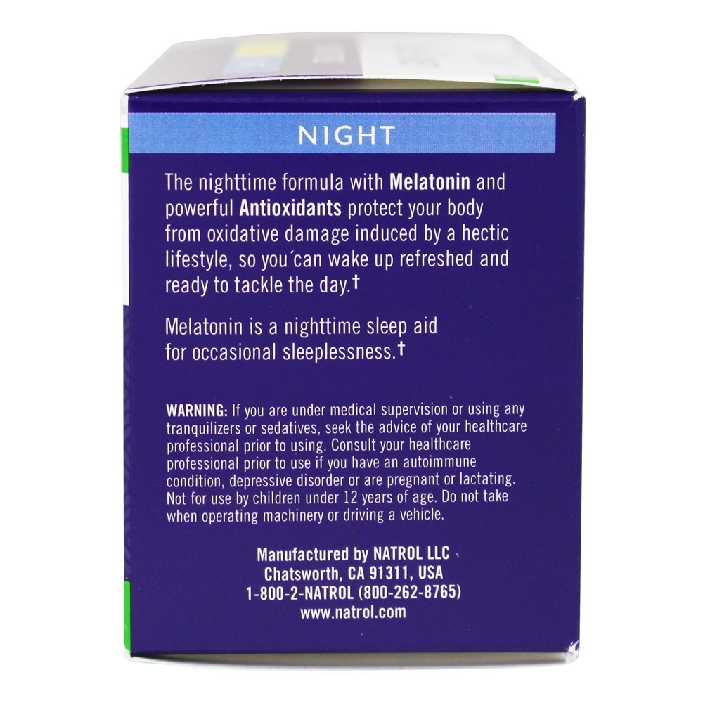 Estresse & Ansiedade Fórmula para Dia & Noite Fornecimento de 30 Dias - 60 Tablets Natrol - Imagem 3