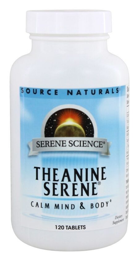 Theanine Serene - 120 Tablets Source Naturals