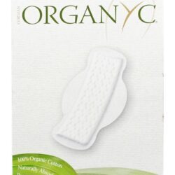 Algodão Orgânico Almofadas Menstruais com Asas Super Fluxo e Maternidade - 10 Almofadas Organyc