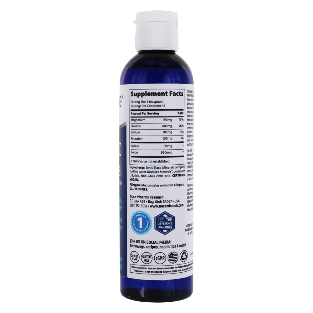 40,000 Volts! Concentrado de eletrólitos - 8 fl. oz. Trace Minerals Research - Imagem 2