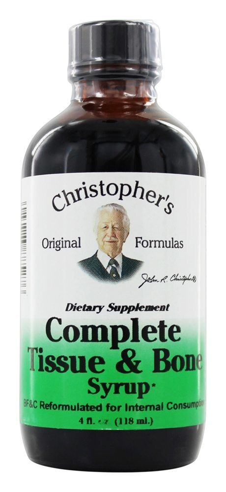 Xarope de tecido e osso completo - 4 oz. Dr. Christopher's Original Formulas