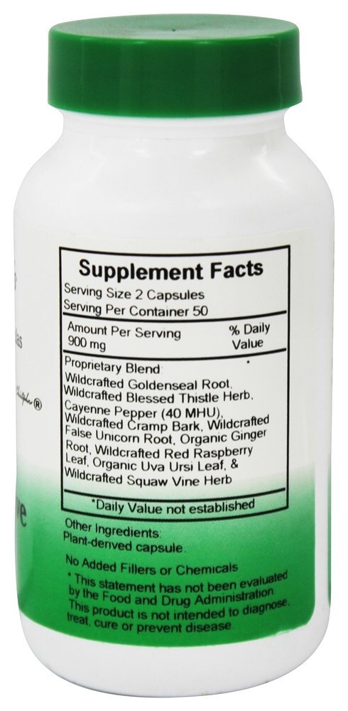 Fórmula Reprodutiva Feminina 450 mg. - Cápsulas vegetarianas 100 Dr. Christopher's Original Formulas - Imagem 2