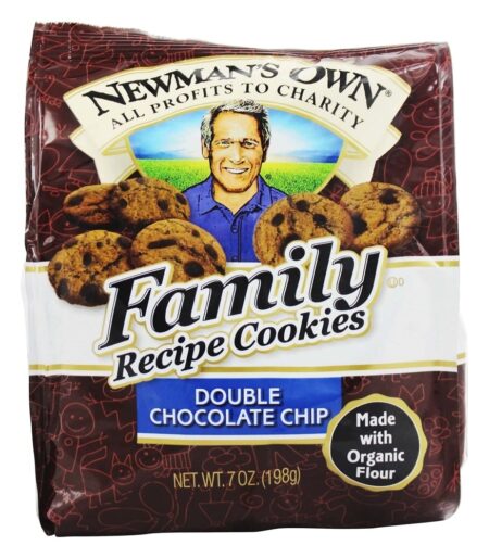 Cookies de receita familiar dupla de chocolate - 7 oz. Newman's Own Organics