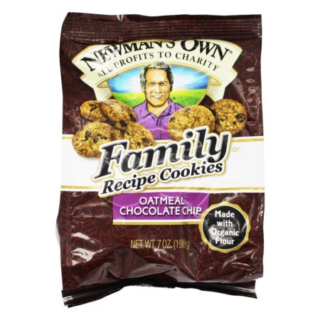 Cookies De Receita De Família De Chocolate De Aveia - 7 oz. Newman's Own Organics