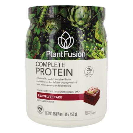 Bolo de veludo vermelho de proteína de planta completa - 1 lb. PlantFusion