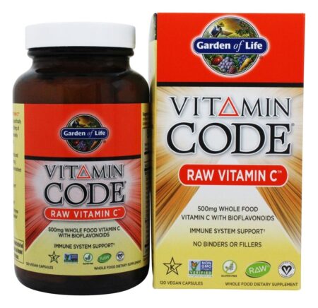 Vitamin Code Vitamin C Pura - Cápsulas vegetarianas 120 Garden of Life