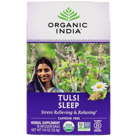 Tulsi Sleep Tea - 18 Saquinhos de Chá Organic India