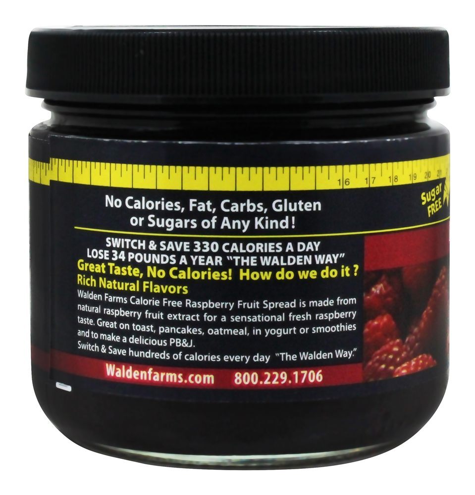 Caloria Livre Fruto Espalhar Framboesa - 12 oz. Walden Farms - Imagem 3