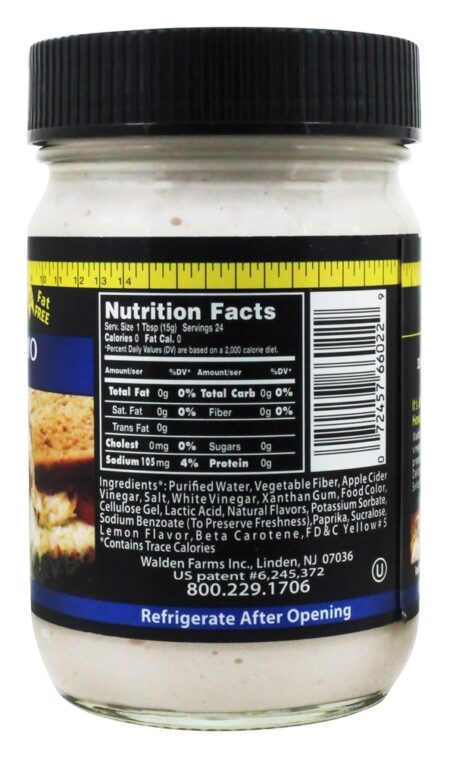 Calorie Livre Amazin 'Mayo Doce & Tangy - 12 fl. oz. Walden Farms - Image 2