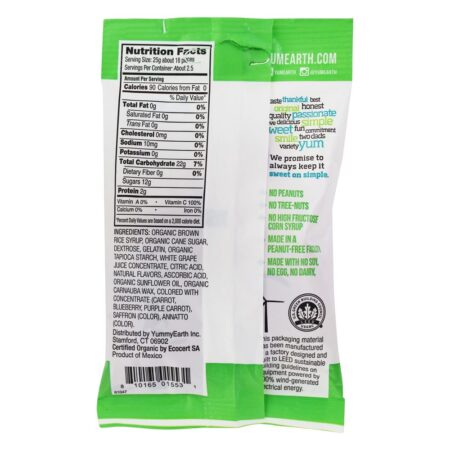 Sabores Gomosos Sabores Variados - 2.5 oz. YumEarth - Image 2