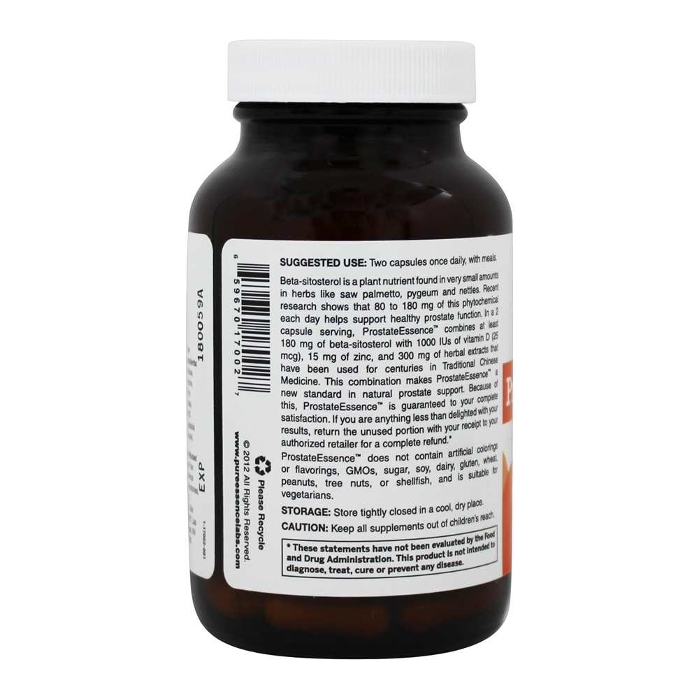 ProstateEssence - Cápsulas vegetarianas 60 Pure Essence Labs - Imagem 3
