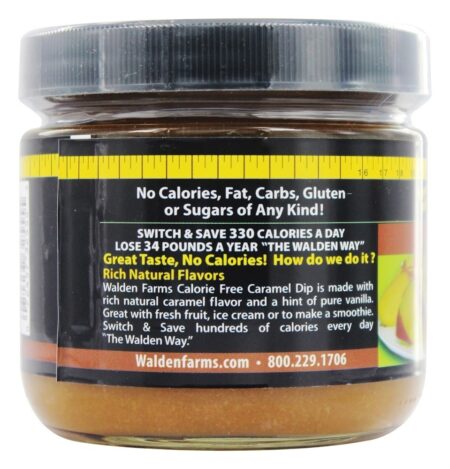 Caloria Livre Mergulhar Caramelo - 12 oz. Walden Farms - Image 3