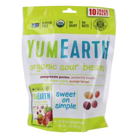 Sabores Orgânicos Sour Assorted - 10 Pacote (s) YumEarth