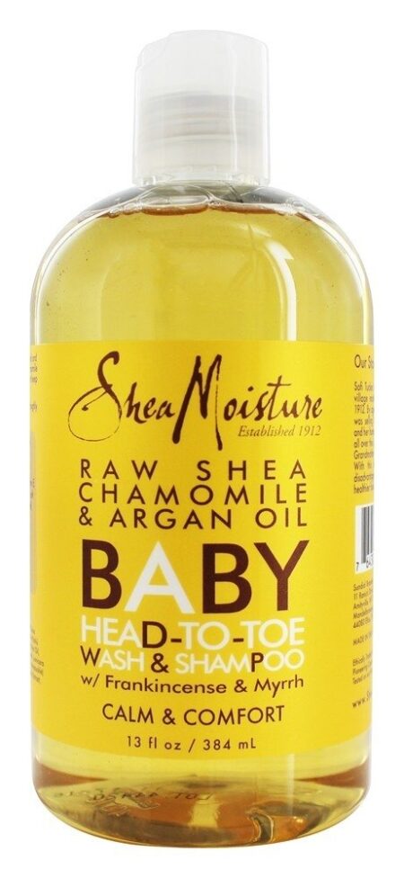 Chás, camomila e óleo de argan com Frankincense & Myrrh e xampu com - 13 fl. oz. Shea Moisture