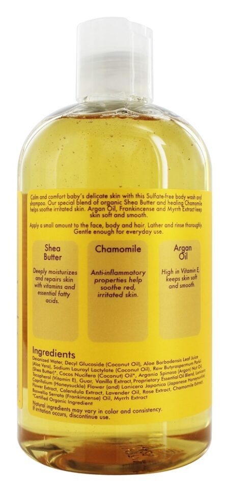 Chás, camomila e óleo de argan com Frankincense & Myrrh e xampu com - 13 fl. oz. Shea Moisture - Image 2