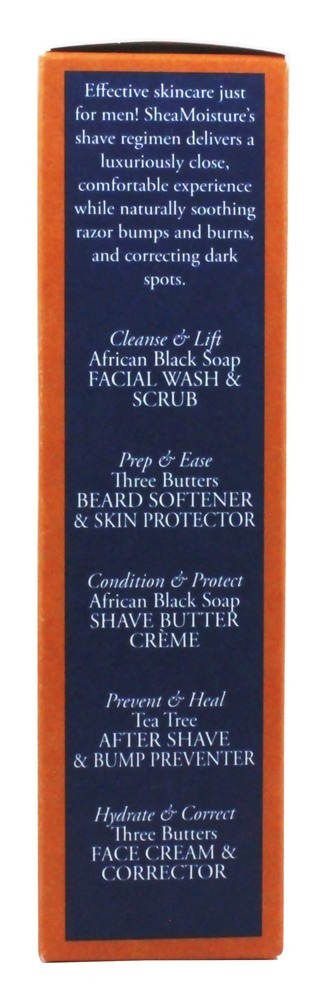 Tea Tree Oil & manteiga de karité após barbear Elixir para homens - 4 fl. oz. Shea Moisture - Imagem 4