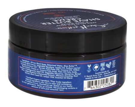 Sabonete Preto Africano & Creme de Manteiga de Manteiga de Karité para Homem - 6 oz. Shea Moisture - Image 2