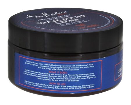 Sabonete Preto Africano & Creme de Manteiga de Manteiga de Karité para Homem - 6 oz. Shea Moisture - Image 3